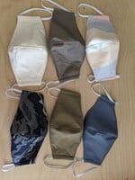 Large Re-usable 3-Layer Face Mask (pack of 5) Large Re-usable 3-Layer Face Mask (pack of 5)
