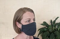 Large Re-usable 3-Layer Face Mask (pack of 1) Dark Grey Large Re-usable 3-Layer Face Mask (pack of 1) Dark Grey