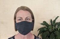 Large Re-usable 3-Layer Face Mask (pack of 1) Dark Grey Large Re-usable 3-Layer Face Mask (pack of 1) Dark Grey