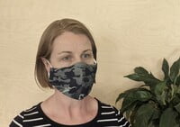 Large Re-usable 3-Layer Face Mask (pack of 1) Grey Cammo Large Re-usable 3-Layer Face Mask (pack of 1) Grey Cammo