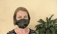 Large Re-usable 3-Layer Face Mask (pack of 1) Green Cammo Large Re-usable 3-Layer Face Mask (pack of 1) Green Cammo