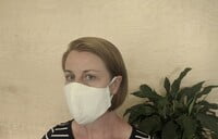 Large Re-usable 3-Layer Face Mask (pack of 1) Cream Large Re-usable 3-Layer Face Mask (pack of 1) Cream