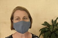 Large Re-usable 3-Layer Face Mask (pack of 1) Blue Grey Large Re-usable 3-Layer Face Mask (pack of 1) Blue Grey