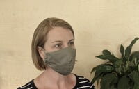 Large Re-usable 3-Layer Face Mask (pack of 1) Dark Beige Large Re-usable 3-Layer Face Mask (pack of 1) Dark Beige