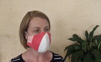 Large Re-usable 3-Layer Face Mask (pack of 1) Stripe Large Re-usable 3-Layer Face Mask (pack of 1) Stripe
