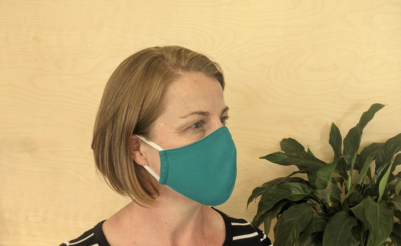 Large Re-usable 3-Layer Face Mask (pack of 1) Teal Large Re-usable 3-Layer Face Mask (pack of 1) Teal