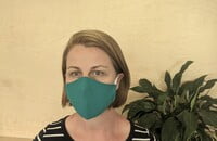 Large Re-usable 3-Layer Face Mask (pack of 1) Teal Large Re-usable 3-Layer Face Mask (pack of 1) Teal
