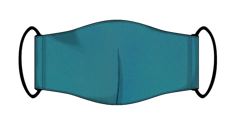 Large Re-usable 3-Layer Face Mask (pack of 1) Teal Large Re-usable 3-Layer Face Mask (pack of 1) Teal
